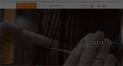 Desktop Screenshot of mizutani-scissors.com